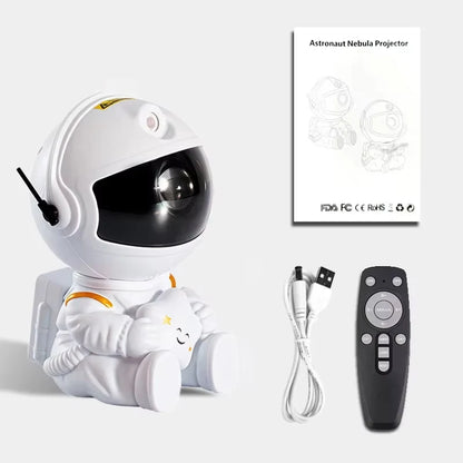 Galaxy Star Projector: Astronaut Night Light for Kids