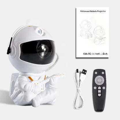 Galaxy Star Projector: Astronaut Night Light for Kids