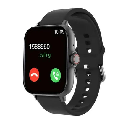 Waterproof smartwatch with alerts, sports pedometer info and sleep monitoring for iPhone and Android