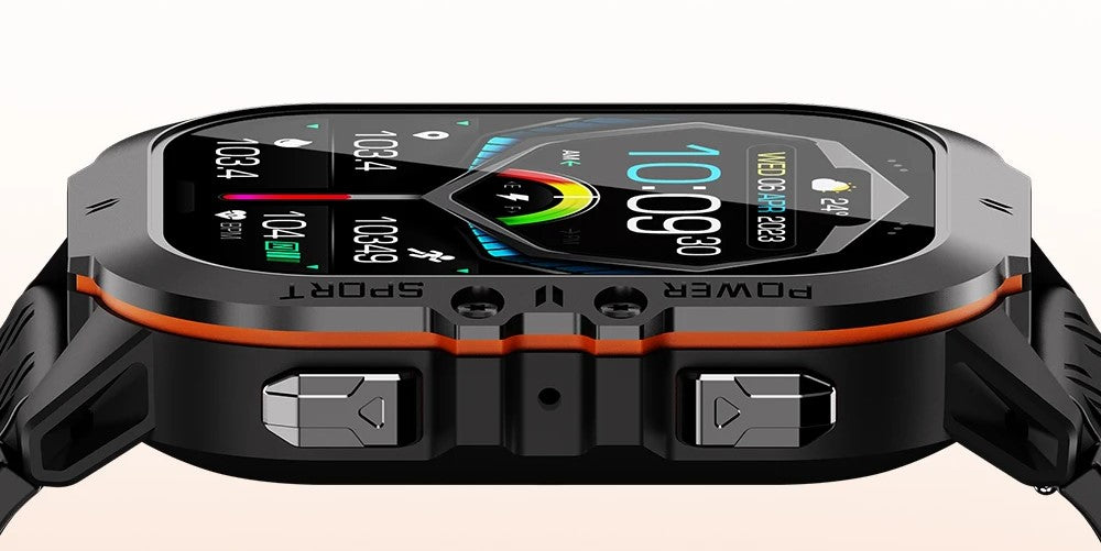 New smartwatch with over 100 sports modes, Bluetooth connectivity and AMOLED display