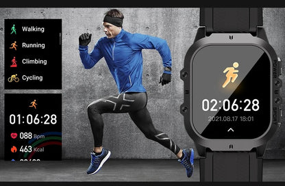 New smartwatch with over 100 sports modes, Bluetooth connectivity and AMOLED display