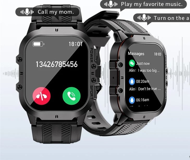 New smartwatch with over 100 sports modes, Bluetooth connectivity and AMOLED display