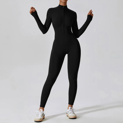 Women's sportswear with long sleeves, gym, high-density exercise, underwear