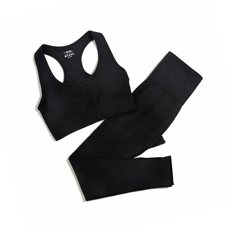 Women's Seamless Yoga Sportswear Set 2/3/4 Pieces