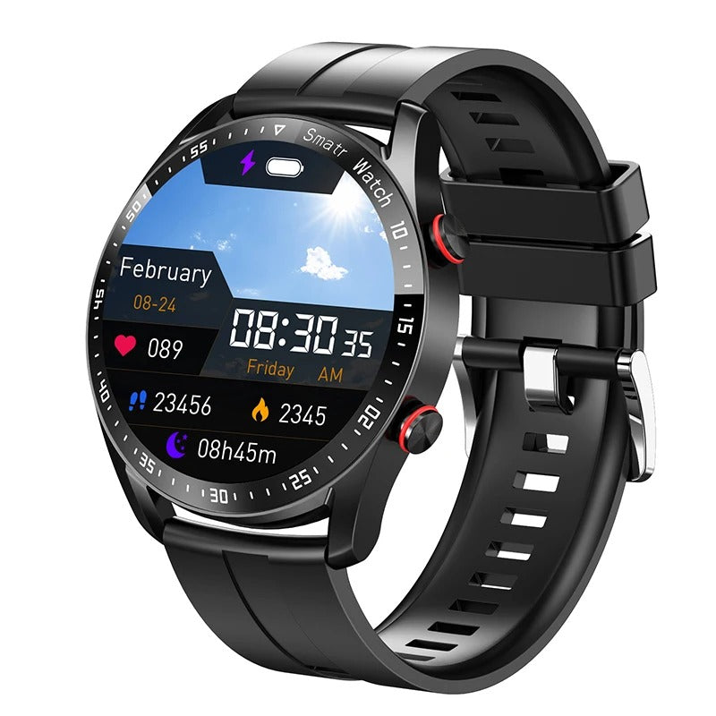 EKG + ECG + Bluetooth smartwatch for men Laser blood pressure smartwatch for men