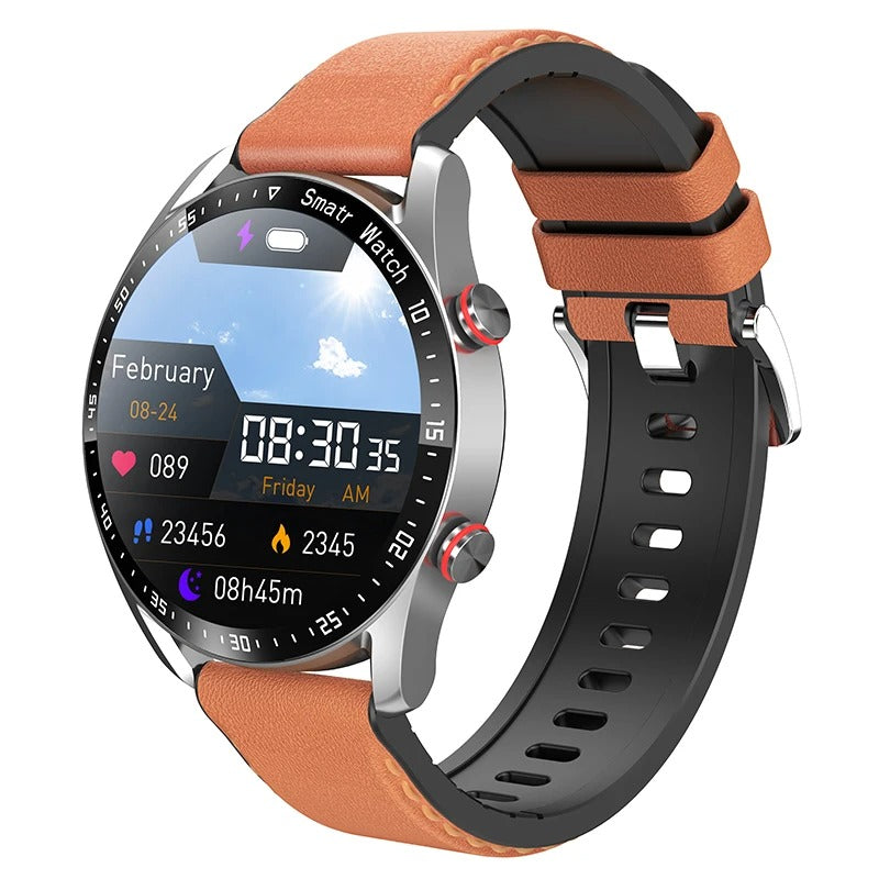 EKG + ECG + Bluetooth smartwatch for men Laser blood pressure smartwatch for men