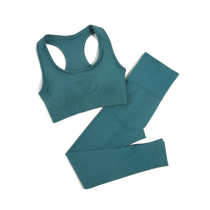 Women's Seamless Yoga Sportswear Set 2/3/4 Pieces