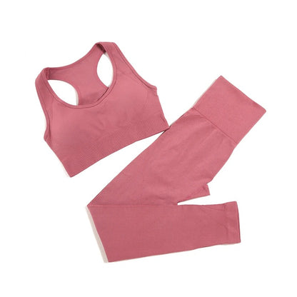 Women's Seamless Yoga Sportswear Set 2/3/4 Pieces